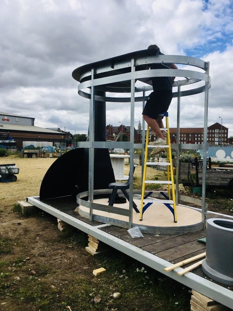 Kazuba KL2 being installed