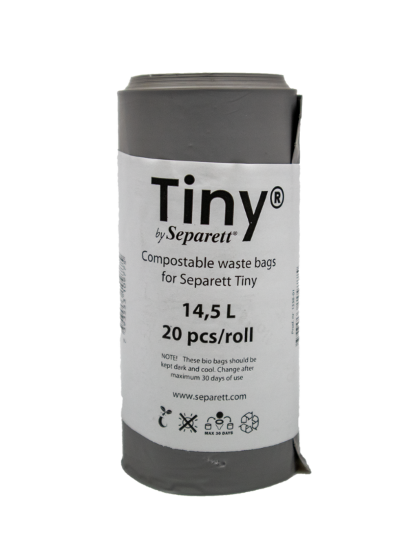 Roll of 20 compostable bags for Separett Tiny