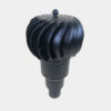 Black wind fan with white background