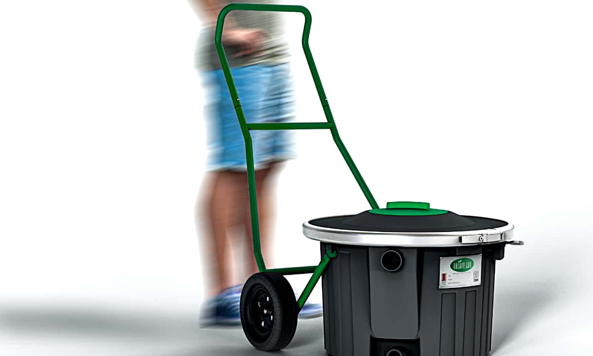 Nature Loo Alectura composting chamber with EZLift trolly